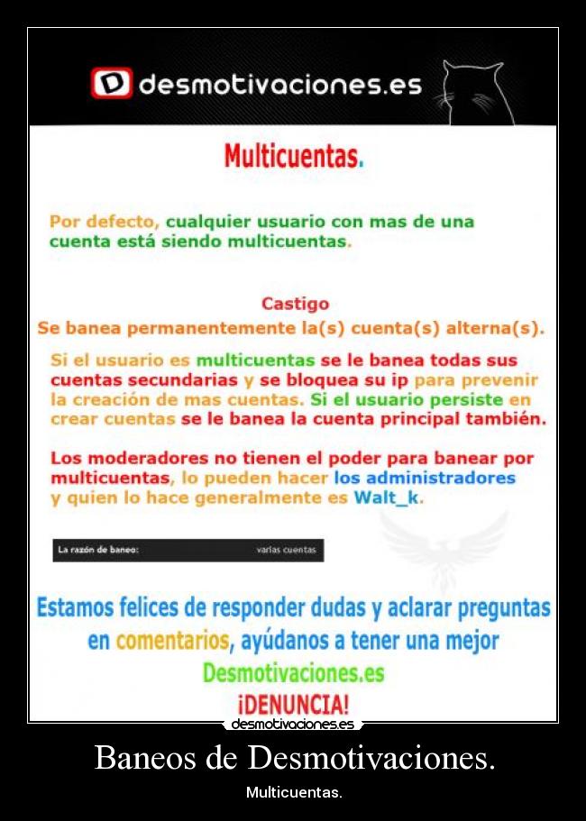 Baneos de Desmotivaciones. -