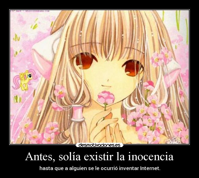 Antes, solía existir la inocencia -