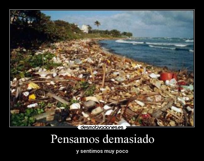 carteles pensamos demasiado desmotivaciones