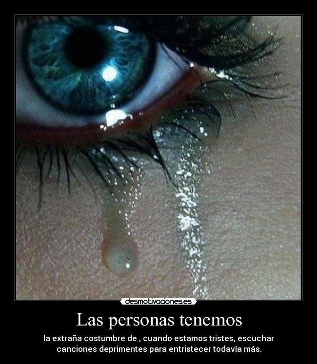 Las personas tenemos - 