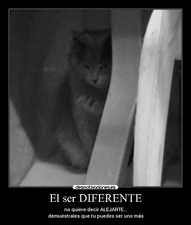 El ser DIFERENTE -
