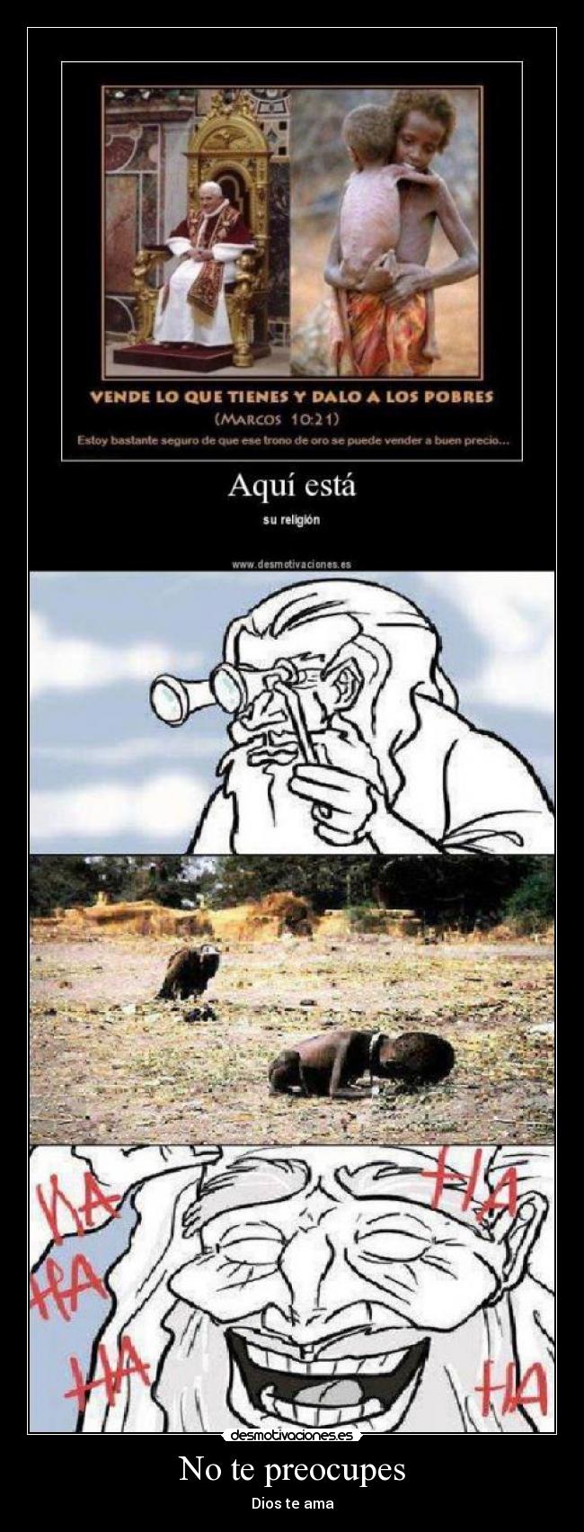 No te preocupes - Dios te ama