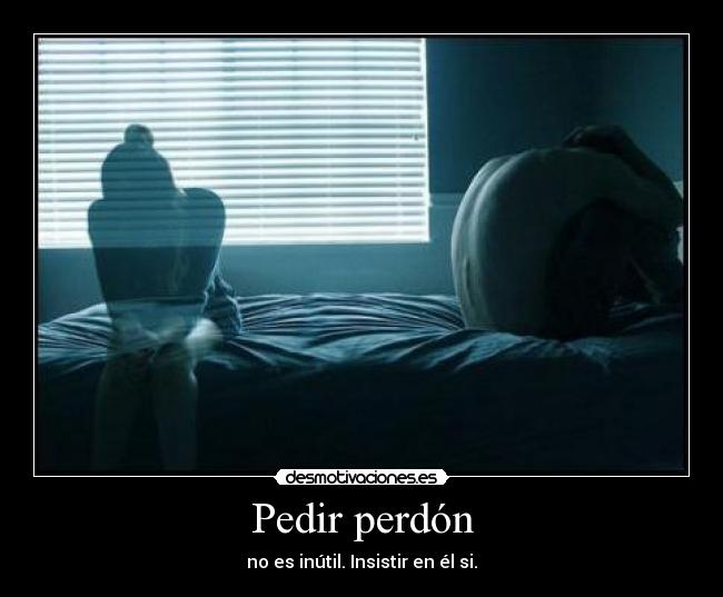 Pedir perdón -