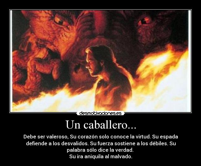 Un caballero... -