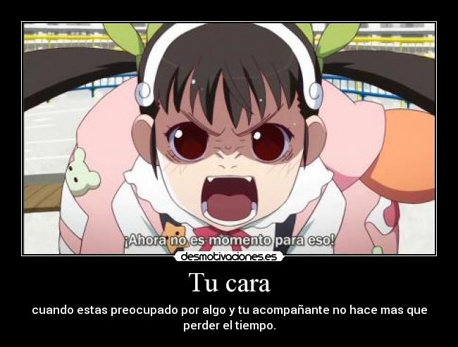 carteles anime kawaii cara realidad vida desmotiva desmotivaciones