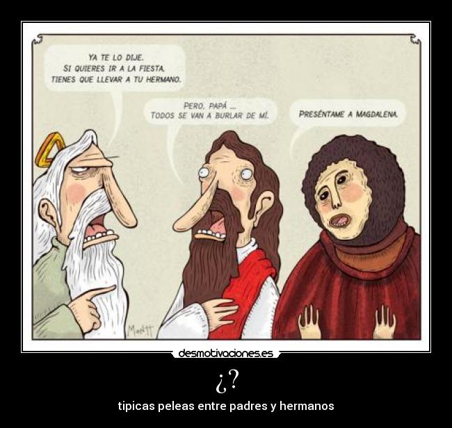 ¿? - tipicas peleas entre padres y hermanos