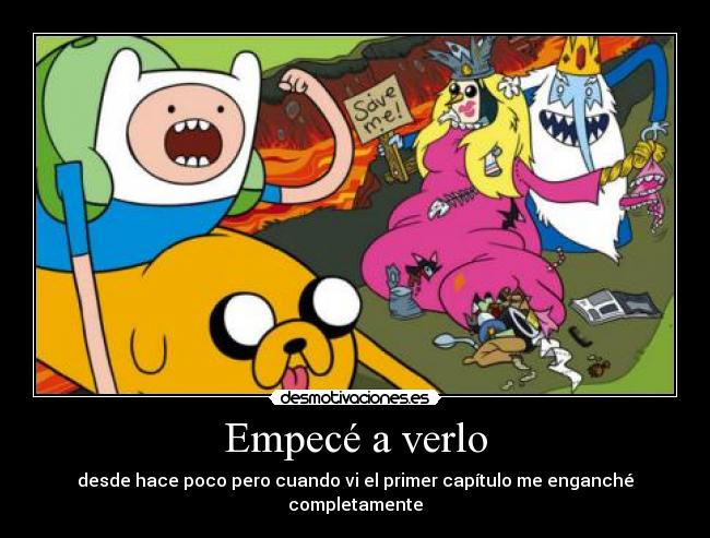 Empecé a verlo - desde hace poco pero cuando vi el primer capítulo me enganché completamente