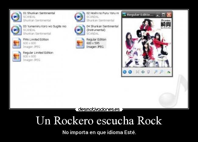 Un Rockero escucha Rock -