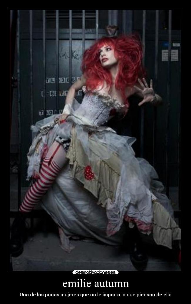 carteles emilie autumn desmotivaciones