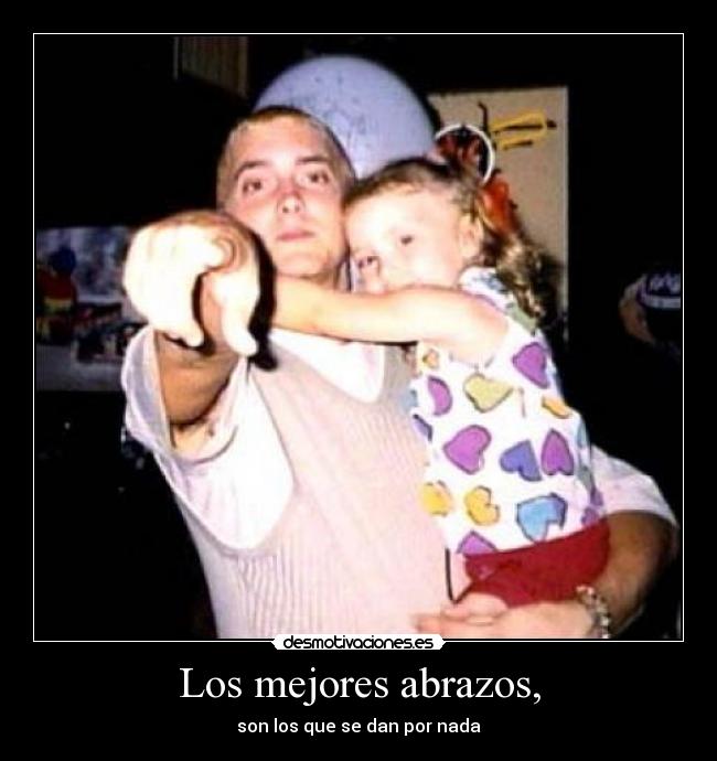 carteles abrazos saz brabbit evil eminem marshall desmotivaciones