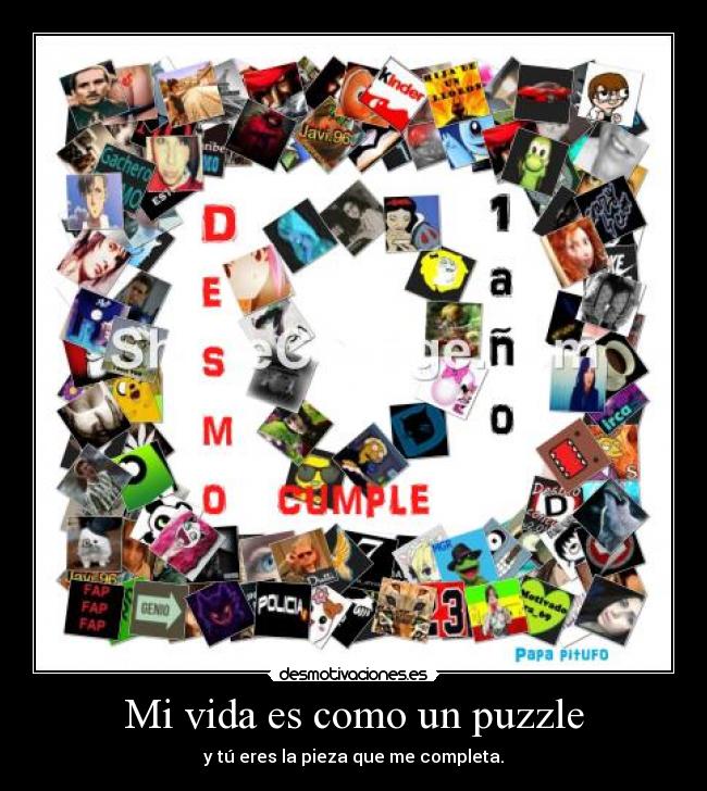 Mi vida es como un puzzle - 