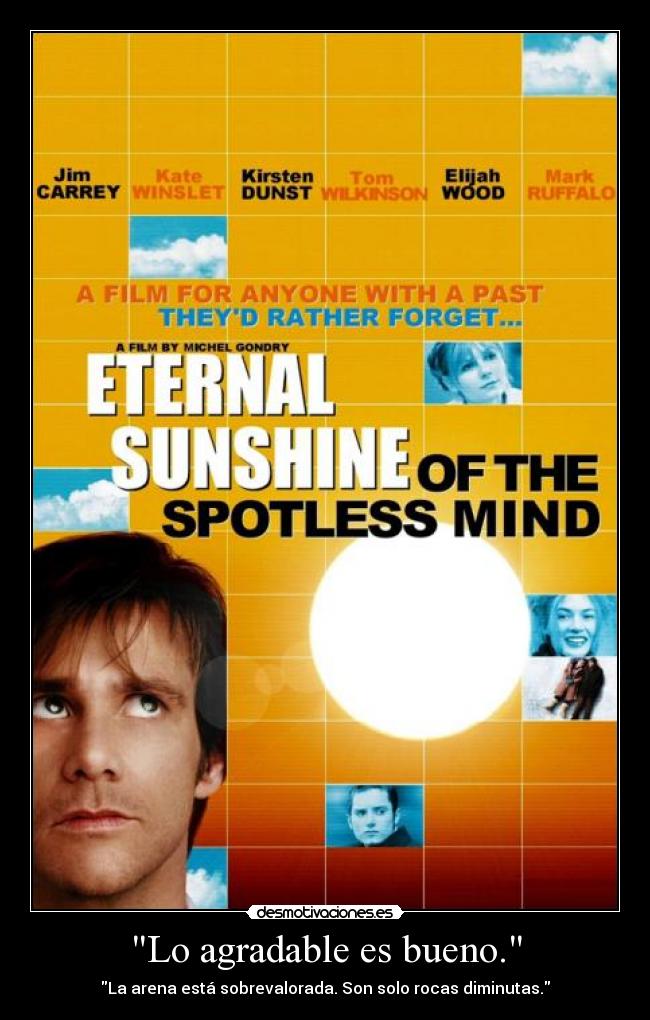 Lo agradable es bueno. - La arena está sobrevalorada. Son solo rocas diminutas.