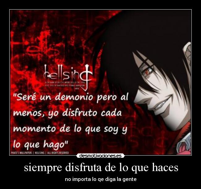 carteles anime hellsing arukardo alucard estoy humor para llenar los tags ultimate mayor valentine desmotivaciones
