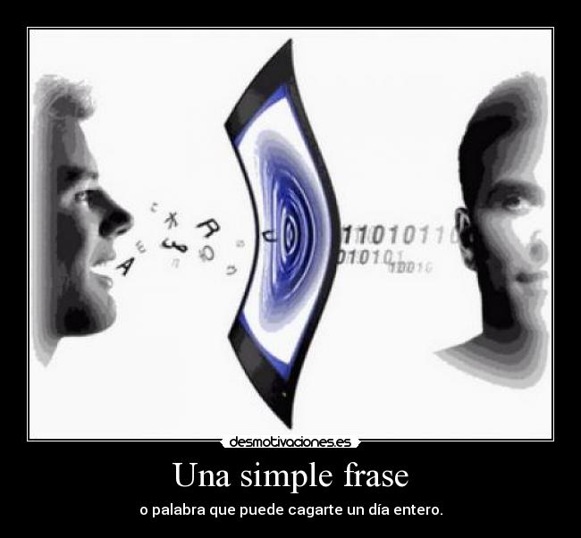 Una simple frase - 