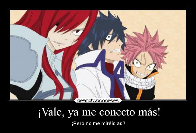 carteles fairy tail gray natsu erza anime manga harukaze aishauchiha desmotivaciones