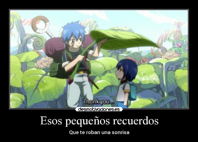carteles recuerdos jellal wendy petits fairy tail aye desmotivaciones