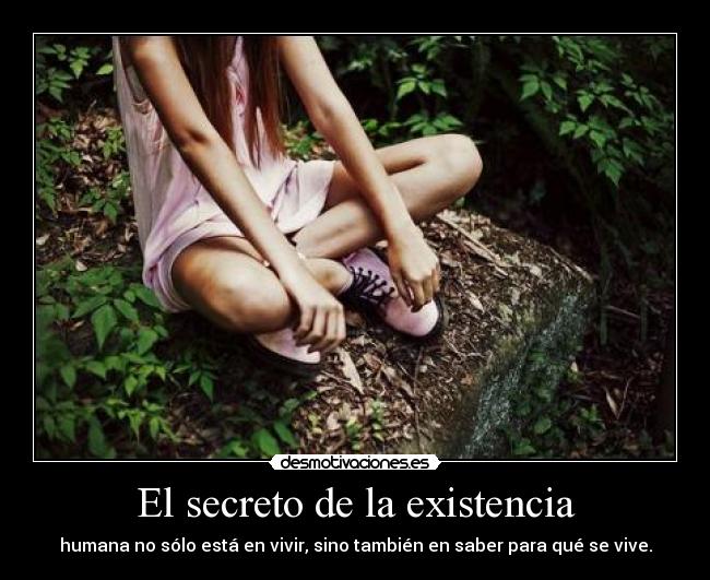 El secreto de la existencia - 
