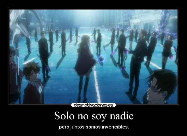 Solo no soy nadie - 