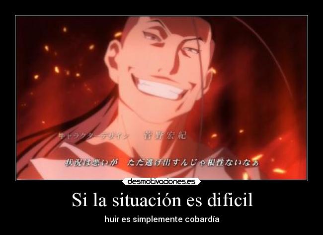 Si la situación es dificil -