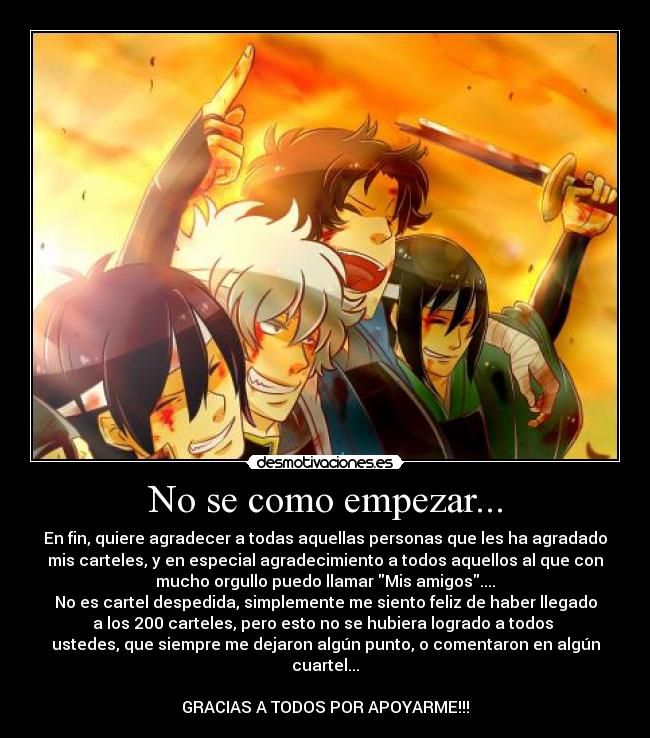 carteles harukaze raptorhunters anime cartel 200 que llegado lejos por ahora desmotivaciones