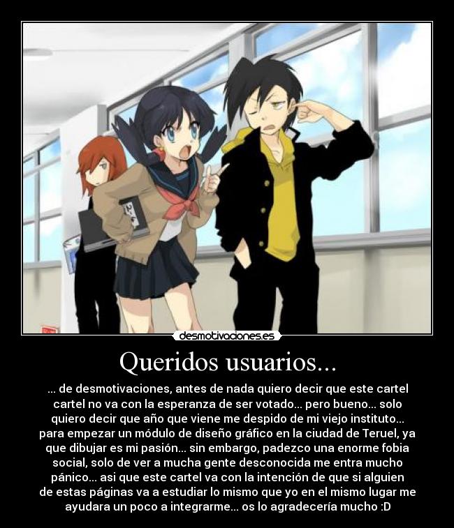 Queridos usuarios... -