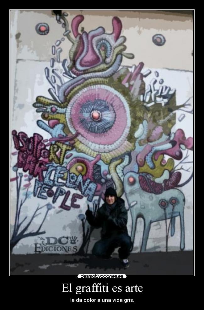 El graffiti es arte -