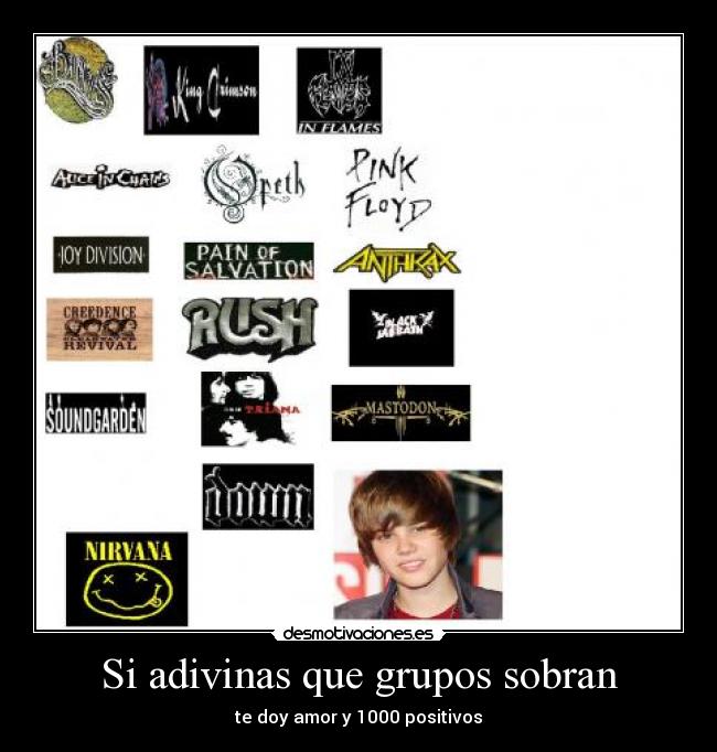 Si adivinas que grupos sobran - 