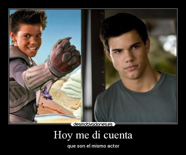 Hoy me di cuenta - que son el mismo actor