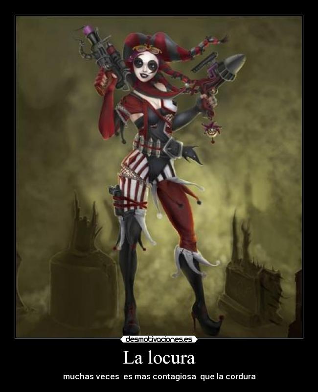 carteles locura harley quinn desmotivaciones