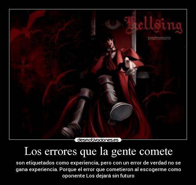 Los errores que la gente comete - 