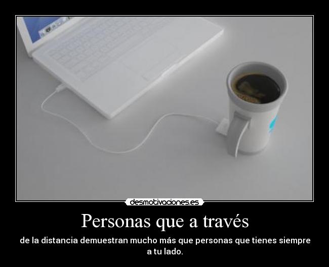 Personas que a través - 