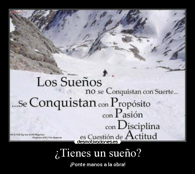 ¿Tienes un sueño? - 