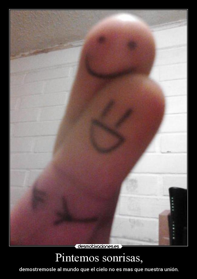 Pintemos sonrisas, -