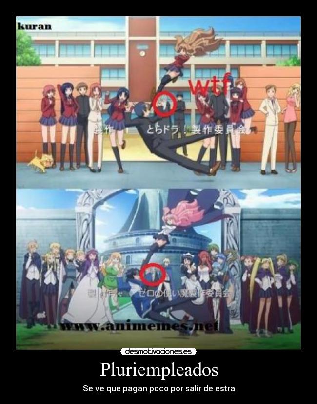 Pluriempleados - Se ve que pagan poco por salir de estra