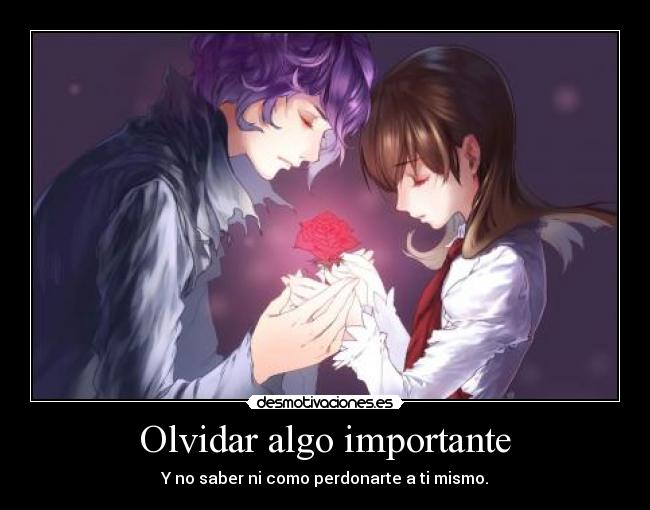 Olvidar algo importante - 