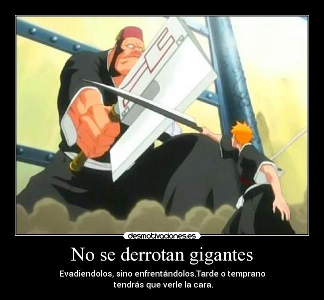 carteles como enfrentar gigantes desmotivaciones