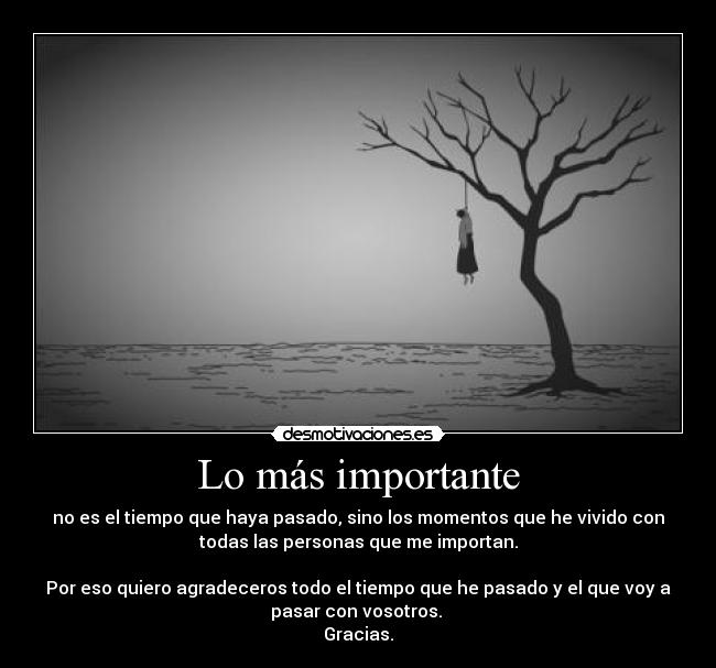 Lo más importante - 