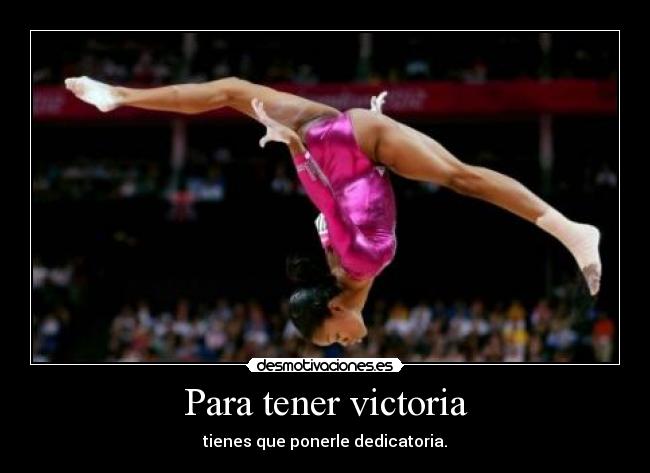 Para tener victoria -