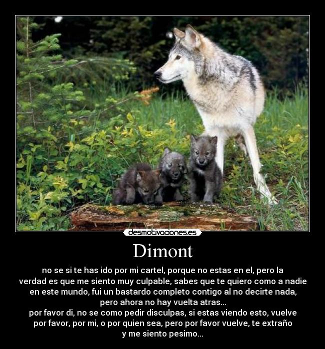 carteles por que has ido lamento por favor perdoname vuelve desmotivaciones