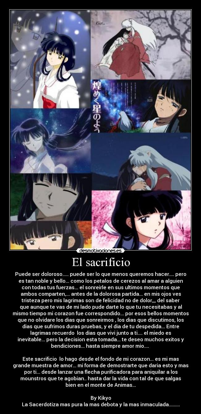 El sacrificio -