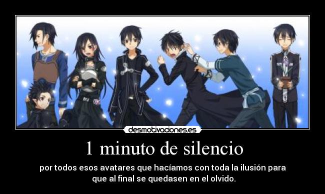 1 minuto de silencio -