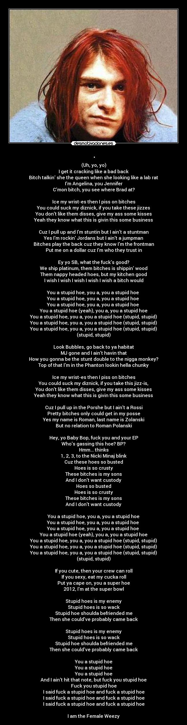 carteles kurt cobain nirvana musica cancer pulseras rojas hipster desmotivaciones