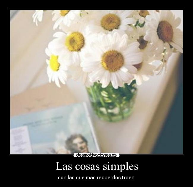 Las cosas simples -