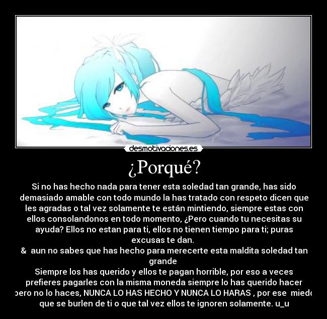 ¿Porqué? -