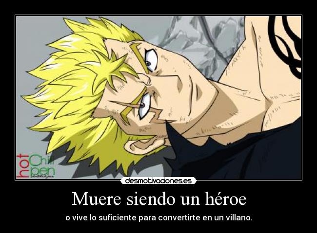 carteles anime fairy tail luxus dreyar desmotivaciones