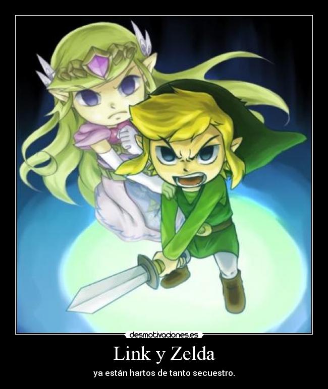 Link y Zelda -