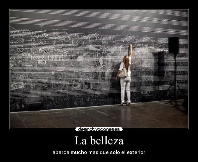 La belleza -
