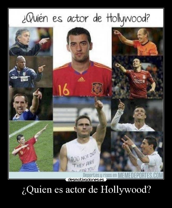 ¿Quien es actor de Hollywood? -