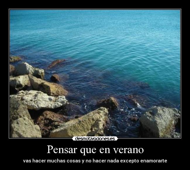 Pensar que en verano - 
