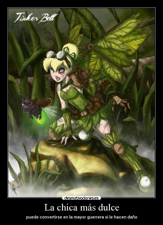 La chica más dulce - puede convertirse en la mayor guerrera si le hacen daño